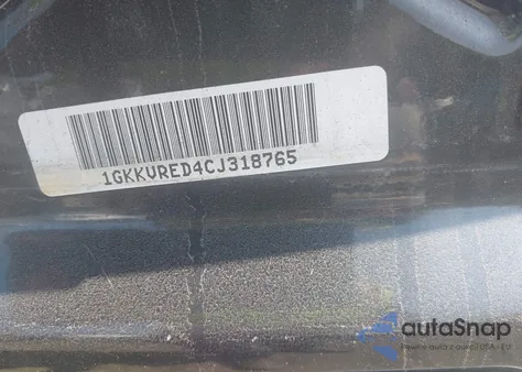 2012 GMC Acadia Slt-1 из США, поврежденный, VIN 1GKKVRED4CJ318765